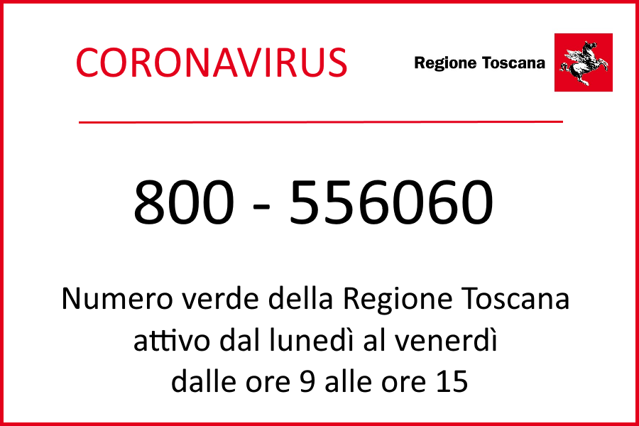 INFORMAZIONI SUL CORONAVIRUS IN TOSCANA IN 6 LINGUE