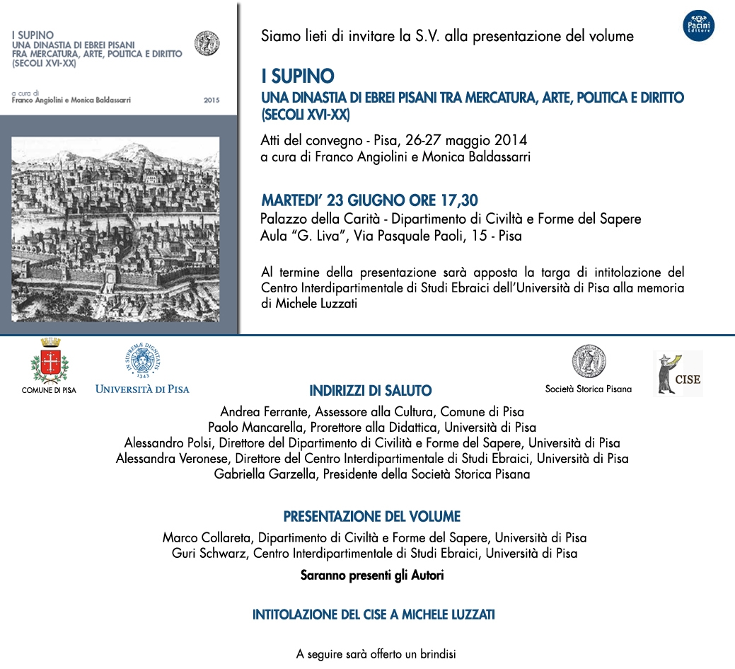 PRESENTAZIONE VOLUME